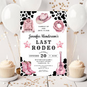 Roze Laatste Rodeo Bachelorette Kaart
