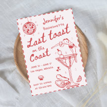 Roze laatste toast op de kust Bachelorette weekend