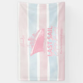 Roze laatste zeiltocht voor de sluier Bachelorette Spandoek (Verticaal)