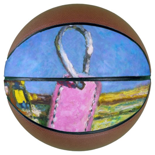 Roze label basketbal (Voorkant)