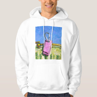 Roze label hoodie