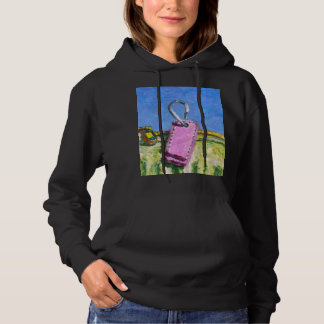 Roze label hoodie