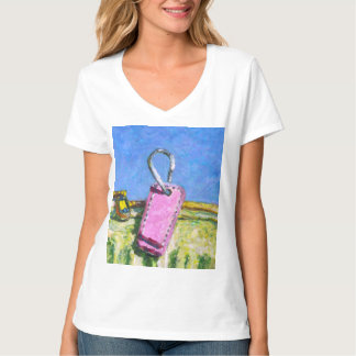 Roze label t-shirt