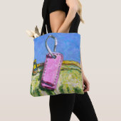 Roze Label Tote Bag (Dichtbij)