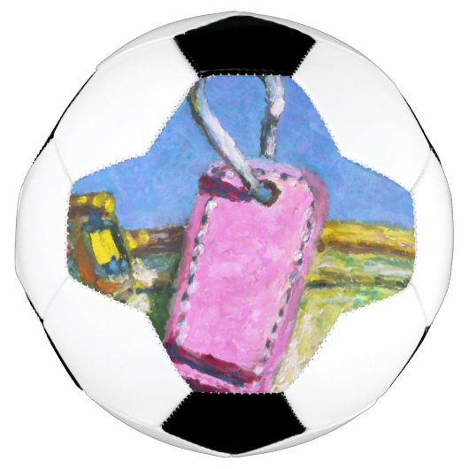 Roze Label Voetbal (Voorkant)