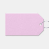 Roze Labels met roze pasta-cadeaus Cadeaulabel (Voorkant (Horizontaal))