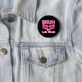 Roze Laboratoriumweek 2024 Medisch Laboratoriumwet Ronde Button 5,7 Cm (In situ)