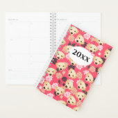 Roze Labrador Planner Notitieboek (Display)