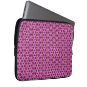 Roze Labyrint Laptop Sleeve (Voorkant Rechts)
