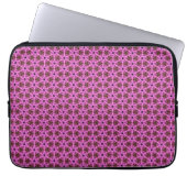 Roze Labyrint Laptop Sleeve (Voorkant)