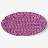 Roze Labyrint Papieren Bordje (Gekanteld)