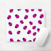 Roze Lady Bug Mousepad Muismat (Met muis)