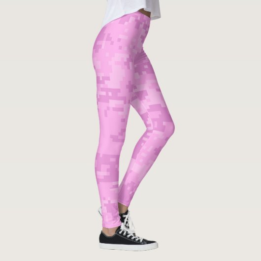 Roze Lady Digital Camo Pattern Leggings (Rechts)