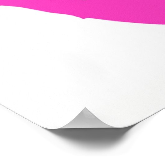 Roze Lady Poster (Hoek)