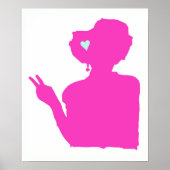 Roze Lady Poster (Voorkant)