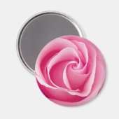 Roze Lady Roos Magnet (Voorkant / Achterkant)