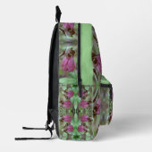 Roze Lady Slipper Orchid Flowers, gepersonaliseerd Bedrukte Rugzak (Links)