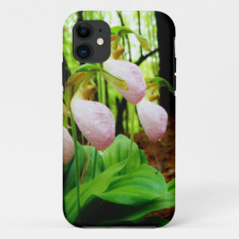Roze Lady Slipper wild Orchid iPhone 11 Hoesje