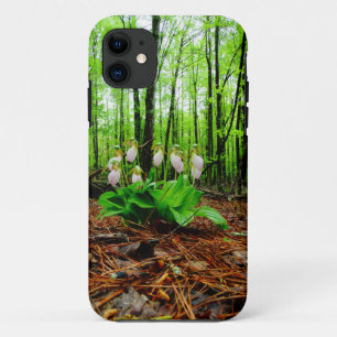 Roze Lady Slipper wild Orchid iPhone 11 Hoesje