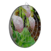 Roze Lady Slipper wild Orchid Dartbord (Voorkant Links)