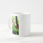 Roze Lady Slipper wild Orchid Koffiemok (Voorkant links)
