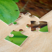 Roze Lady Slipper wild Orchid Legpuzzel (Zijkant)