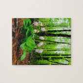 Roze Lady Slipper wild Orchid Legpuzzel (Horizontaal)