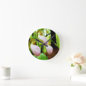 Roze Lady Slipper wild Orchid Ronde Klok (Huis)