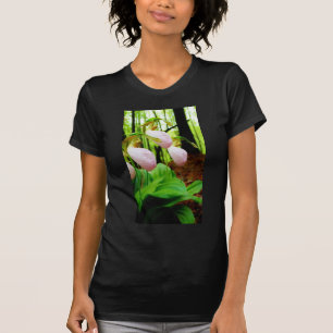 Roze Lady Slipper wild Orchid T-shirt