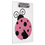 Roze Ladybug Klembord (Rechts)