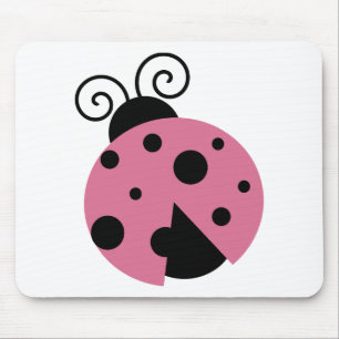 Roze Ladybug Muismat
