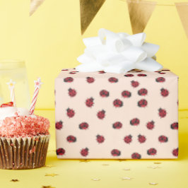 roze ladybug Patrooncadeaus Cadeaupapier