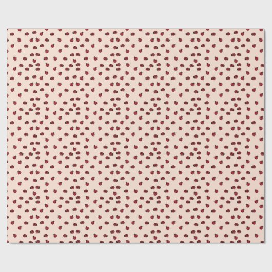 roze ladybug Patrooncadeaus Cadeaupapier (Vlak)
