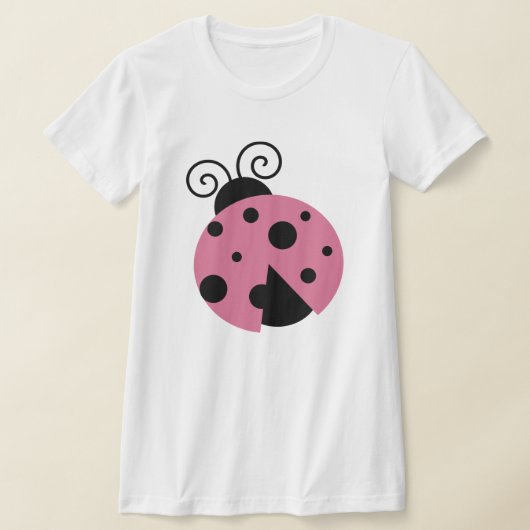 Roze Ladybug T-Shirt (Laagn)