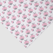 Roze Ladybug Tissuepapier (Detail)