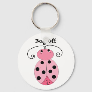 Roze Ladybug - uit Sleutelhanger