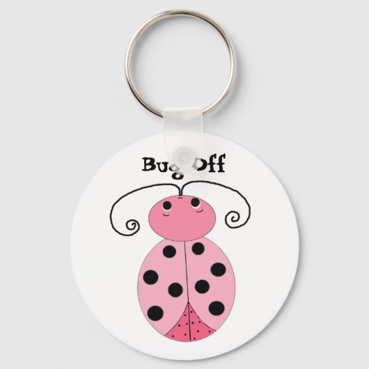 Roze Ladybug - uit Sleutelhanger (Voorkant)