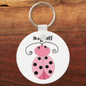 Roze Ladybug - uit Sleutelhanger (Voorkant)