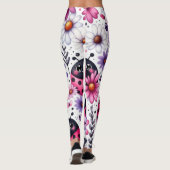 Roze Ladybugs Leggings (Achterkant)
