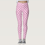 Roze Ladybugs Leggings (Voorkant)