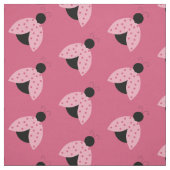 Roze Ladybugs Stof (Swatch)