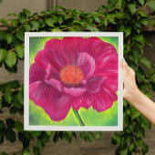 Roze laffer klep Acrylverf Poster