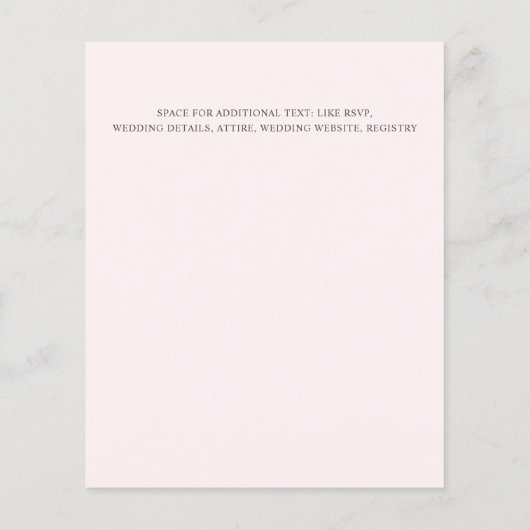 Roze | LAGE KOSTEN Eenvoudige legante minimale bru (Achterkant)