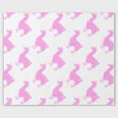 Roze laklamperpapier cadeaupapier (Vlak)