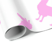 Roze laklamperpapier cadeaupapier (Rol Hoek)