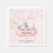 Roze Lam Meisje Baby shower