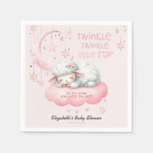 Roze Lam Twinkle Twinkle Meisje Baby shower