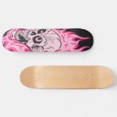 Roze laming skateboard (Horizontaal)