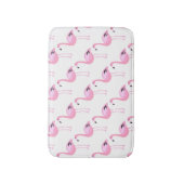 Roze lamingos 2 badmat (Voorkant Verticaal)
