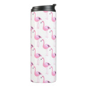 Roze lamingos 2 thermosbeker (Gedraaid links)